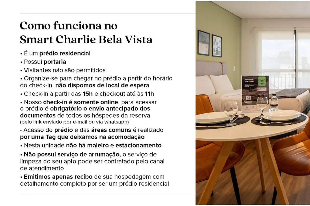Smart Charlie Bela Vista Apartment Sao Paulo